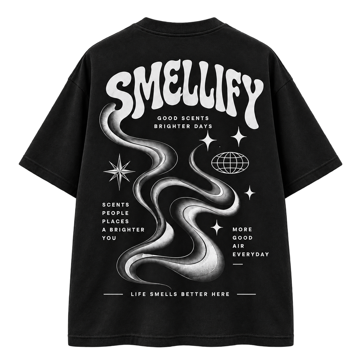 Oversized T-shirt - Svart