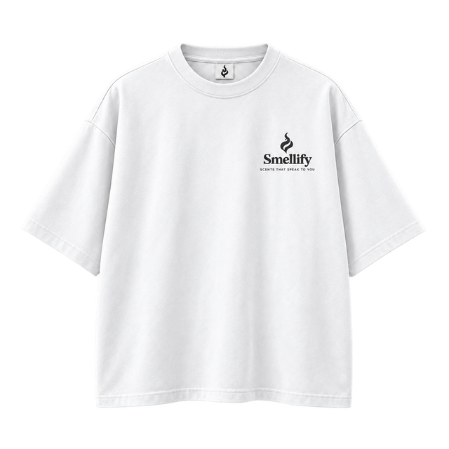 Oversized t-shirt - Vit