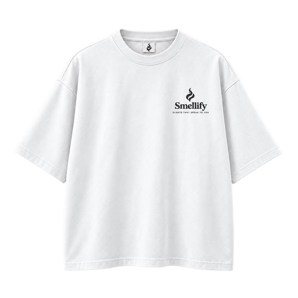 Oversized T-Shirt - Vit