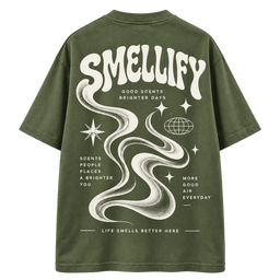 Oversized t-shirt - Grön